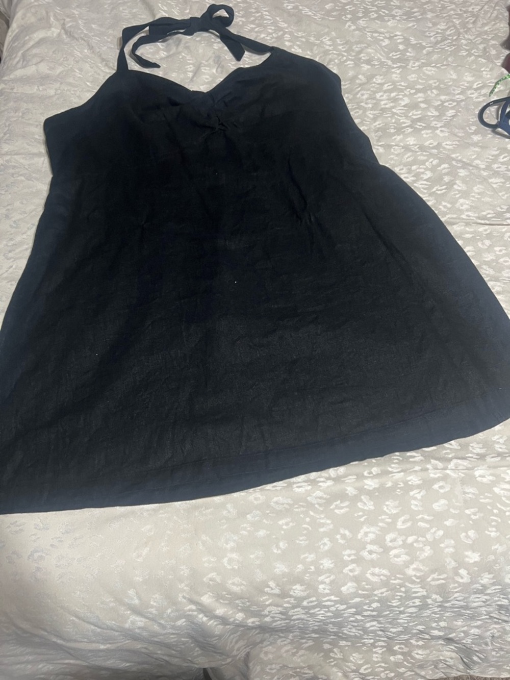 Old Navy Black Halter Dress